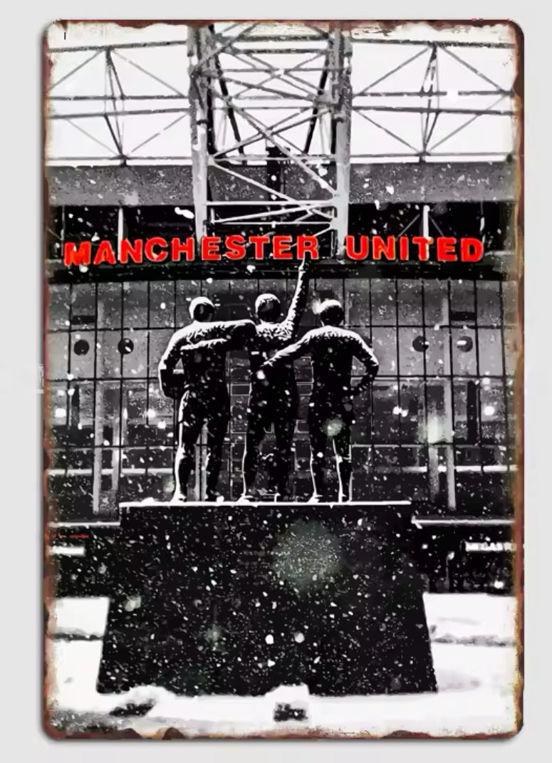 Old Trafford Retro Billede