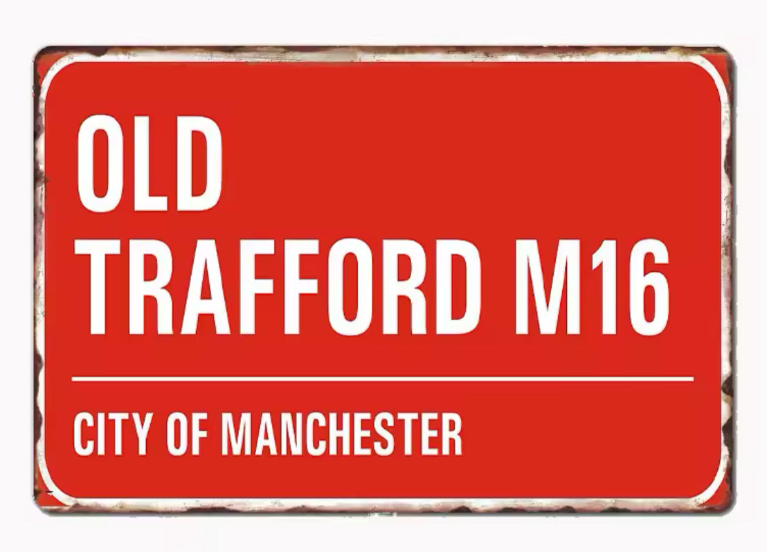 Old Trafford "M16" Skilt